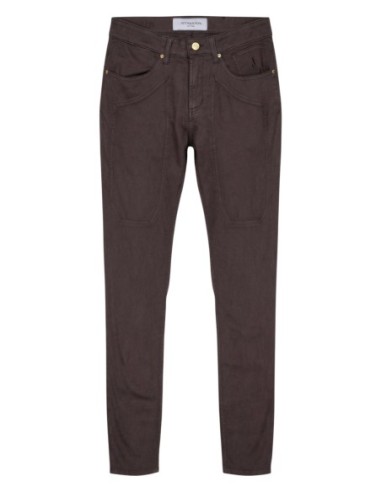 Jeckerson Pantalon homme marron stretch