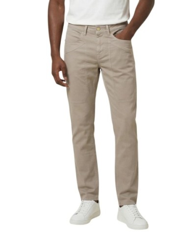 Jeckerson Pantalon homme beige stretch