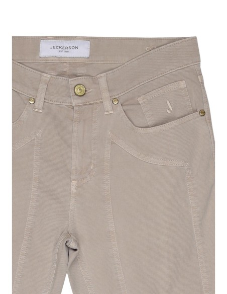 Jeckerson Pantalon homme beige stretch