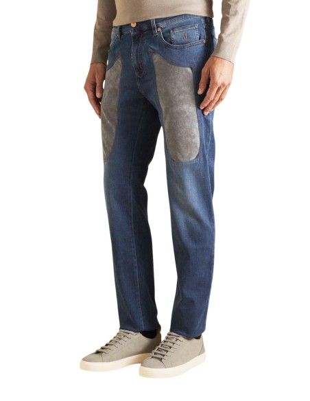 Jeckerson Jean homme bleu stretch