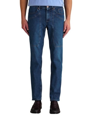 Jeckerson Jean homme bleu organique