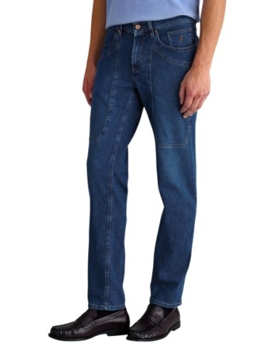Jeckerson Jean homme bleu organique