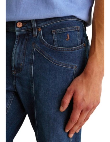 Jeckerson Jean homme bleu organique