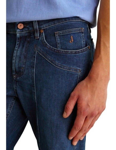 Jeckerson Jean homme bleu organique