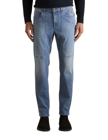 Jeckerson Jean homme bleu azur