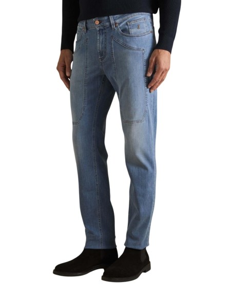 Jeckerson Jean homme bleu azur