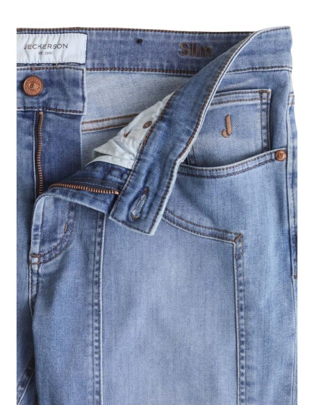 Jeckerson Jean homme bleu azur