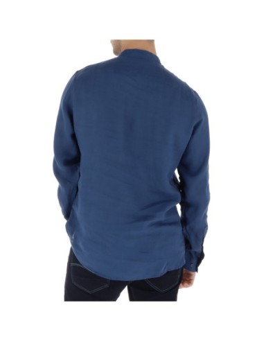 Timberland Chemise homme bleue lin
