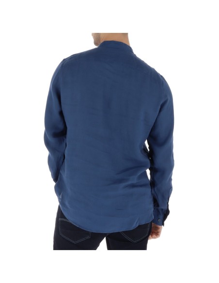 Timberland Chemise homme bleue lin
