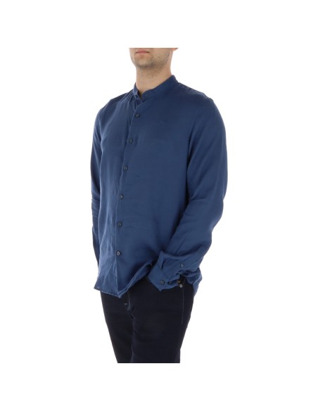 Timberland Chemise homme bleue lin