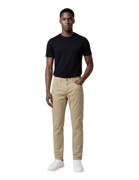 Jeckerson Pantalon homme beige chenille