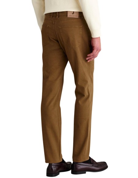 Jeckerson Pantalon homme marron chenille