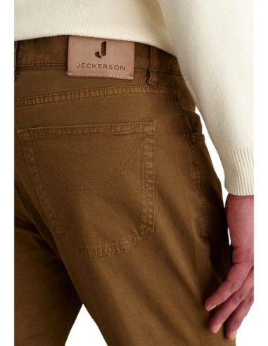 Jeckerson Pantalon homme marron chenille