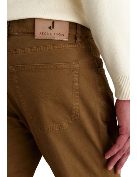 Jeckerson Pantalon homme marron chenille