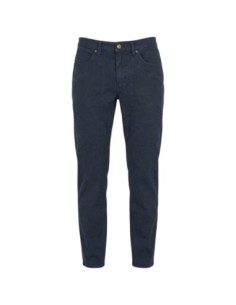 Jeckerson Pantalon homme bleu chenille