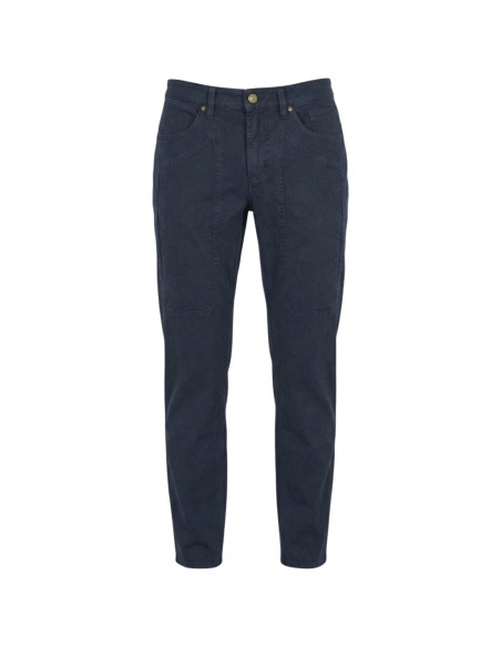Jeckerson Pantalon homme bleu chenille