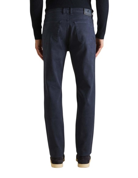 Jeckerson Pantalon homme bleu chenille