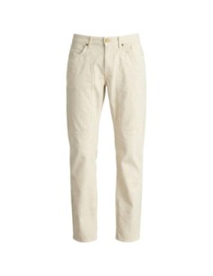 Jeckerson Pantalon homme blanc chenille