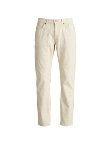 Jeckerson Pantalon homme blanc chenille