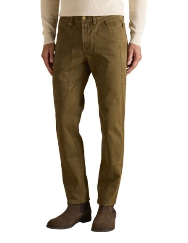 Jeckerson Pantalon homme marron coton lyocell