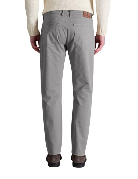 Jeckerson Pantalon homme gris coton stretch