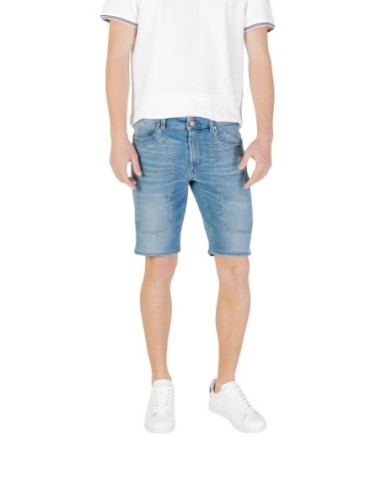 Jeckerson Bermuda homme bleu coton stretch