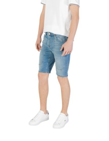 Jeckerson Bermuda homme bleu coton stretch