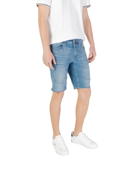 Jeckerson Bermuda homme bleu coton stretch