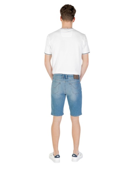 Jeckerson Bermuda homme bleu coton stretch