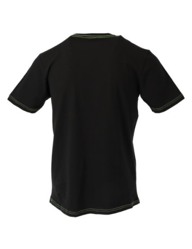 Jeckerson T‑shirt homme noir imprimé slim