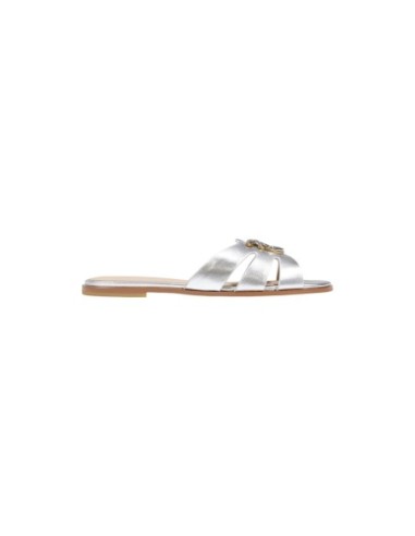 Pinko Mules femme argent cuir