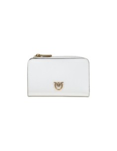Pinko Portefeuille femme blanc cuir