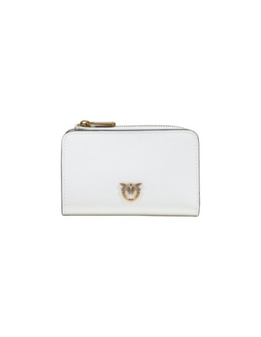 Pinko Portefeuille femme blanc cuir
