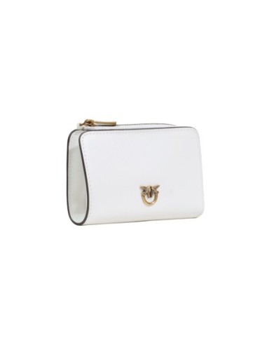 Pinko Portefeuille femme blanc cuir
