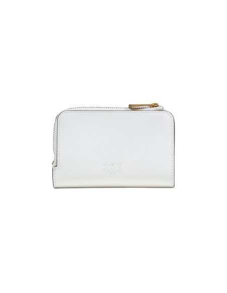 Pinko Portefeuille femme blanc cuir