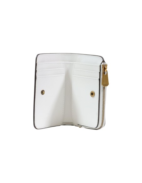 Pinko Portefeuille femme blanc cuir