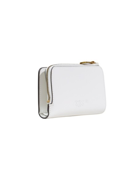 Pinko Portefeuille femme blanc cuir