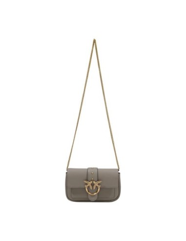 Pinko Sac femme gris cuir bandoulière