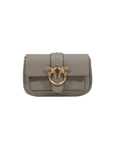 Pinko Sac femme gris cuir bandoulière