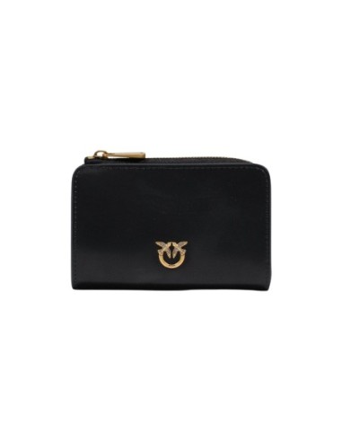 Pinko Portefeuille femme noir cuir