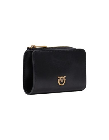 Pinko Portefeuille femme noir cuir