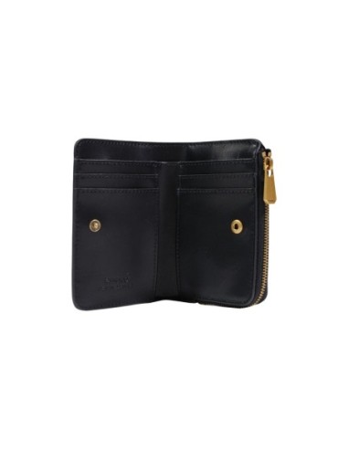 Pinko Portefeuille femme noir cuir