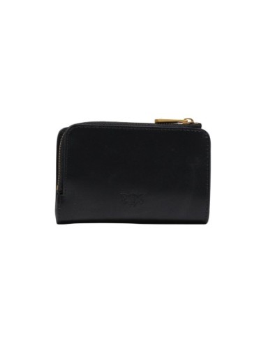Pinko Portefeuille femme noir cuir