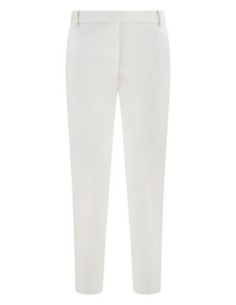 Pinko Pantalon femme blanc viscose