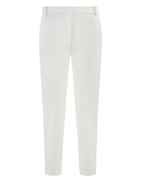 Pinko Pantalon femme blanc viscose