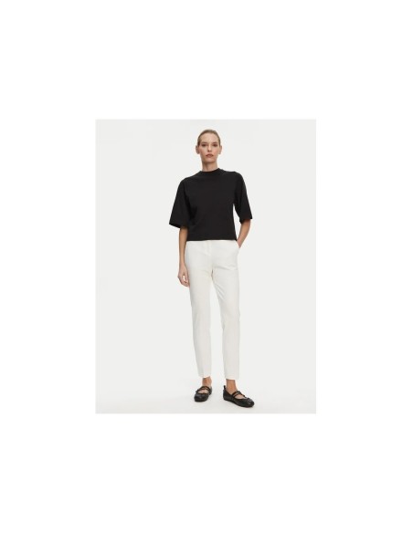 Pinko Pantalon femme blanc viscose