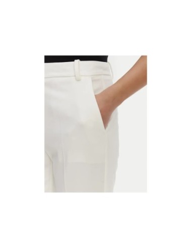 Pinko Pantalon femme blanc viscose