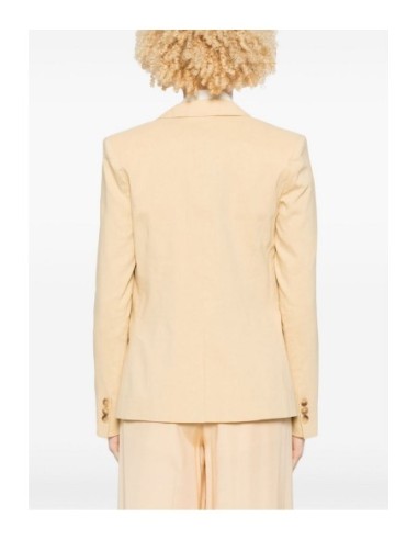 Pinko Veste femme jaune lin