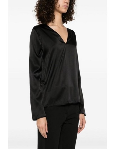 Pinko Blouse femme noire soie