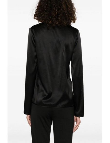 Pinko Blouse femme noire soie
